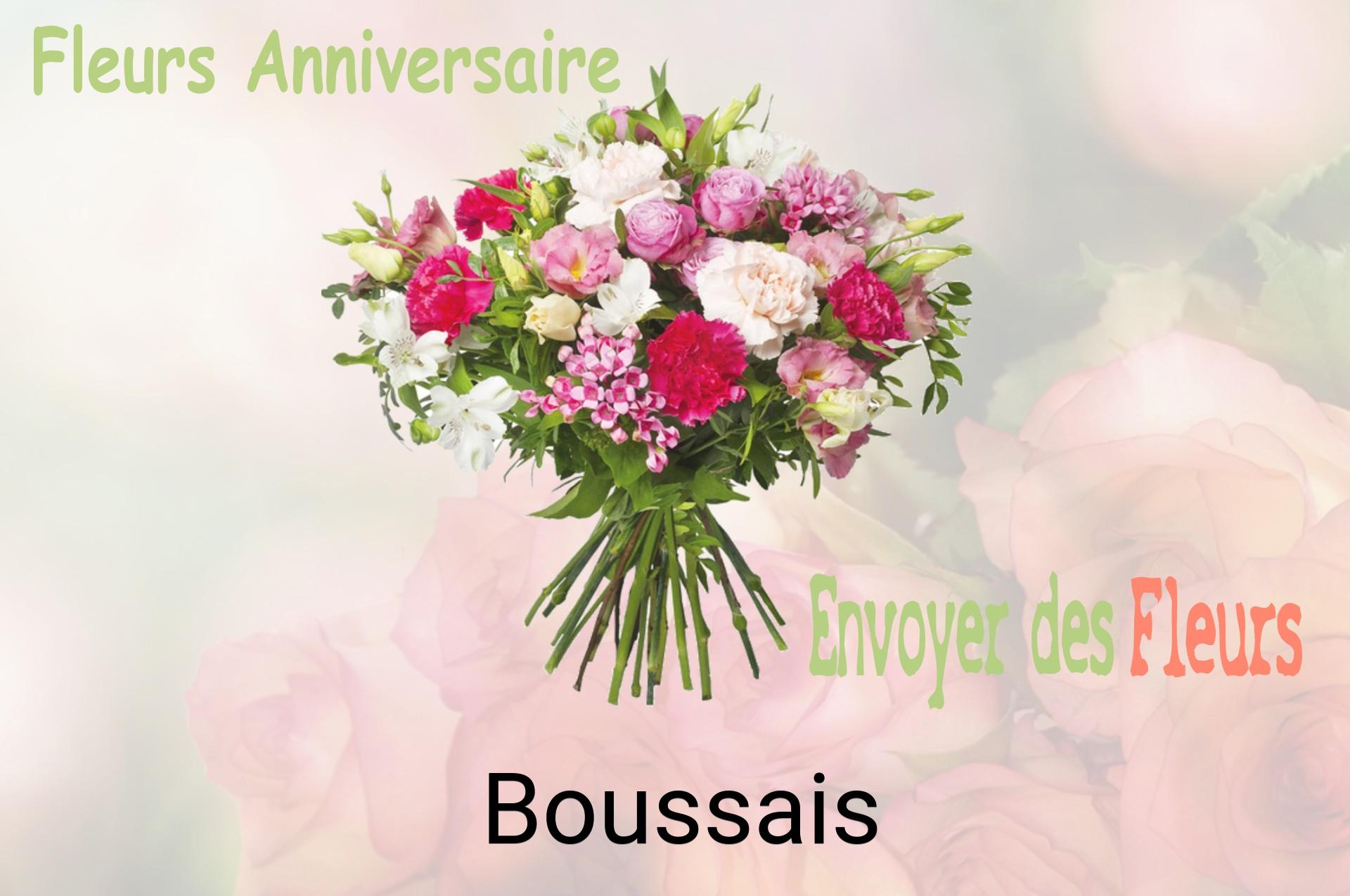 Bouquet de fleurs d’anniversaire livré à Boussais